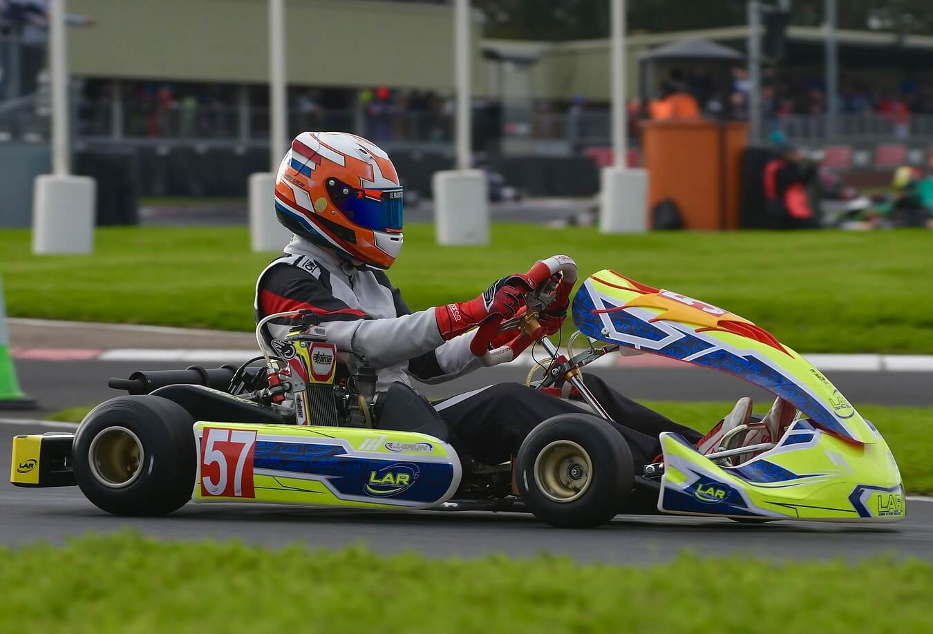 Junior Rotax kart driver at Liam Atkin Racing