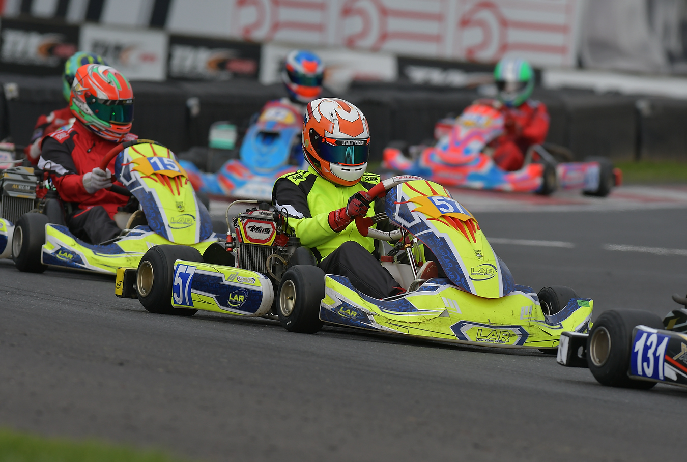 Senior Rotax kart driver at Liam Atkin Racing