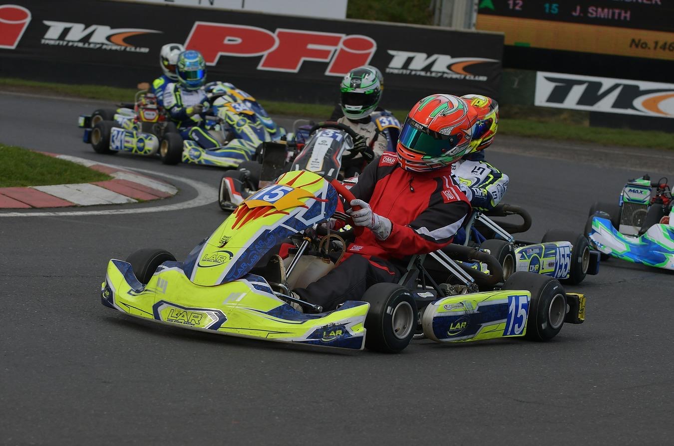 Senior rotax kart driver at Liam Atkin Racing